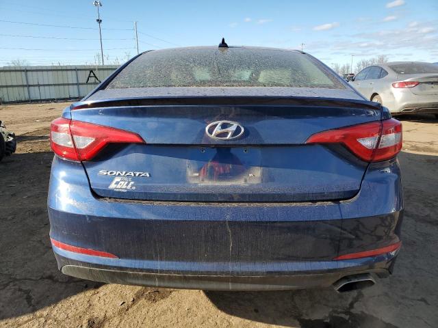 5NPE24AF7GH384124 - 2016 HYUNDAI SONATA SE BLUE photo 6