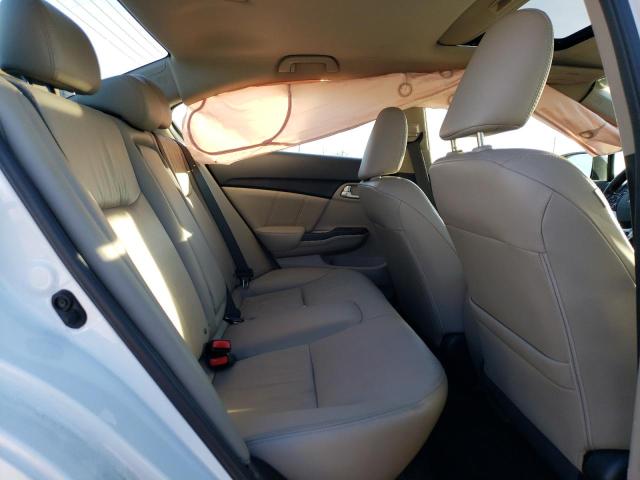 19XFB2F96EE058571 - 2014 HONDA CIVIC EXL თეთრი ფოტო 10