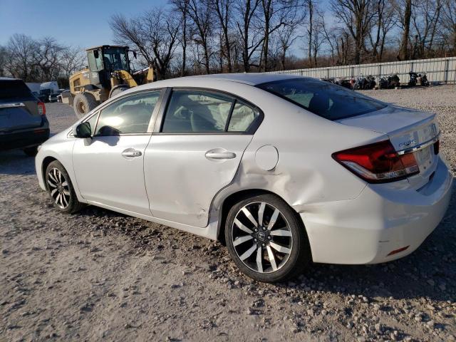 19XFB2F96EE058571 - 2014 HONDA CIVIC EXL თეთრი ფოტო 2
