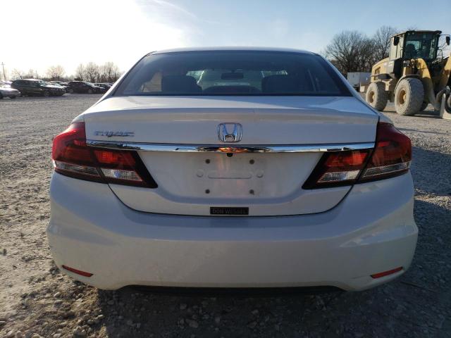 19XFB2F96EE058571 - 2014 HONDA CIVIC EXL თეთრი ფოტო 6