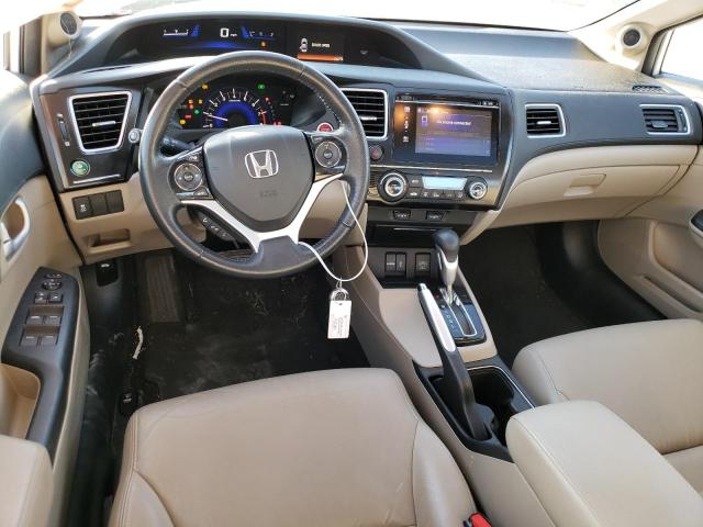 19XFB2F96EE058571 - 2014 HONDA CIVIC EXL თეთრი ფოტო 8