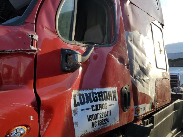 3AKJGLDR8HSHV4588 - 2017 FREIGHTLINER CASCADIA 1 Kırmızı fotoğraf 9