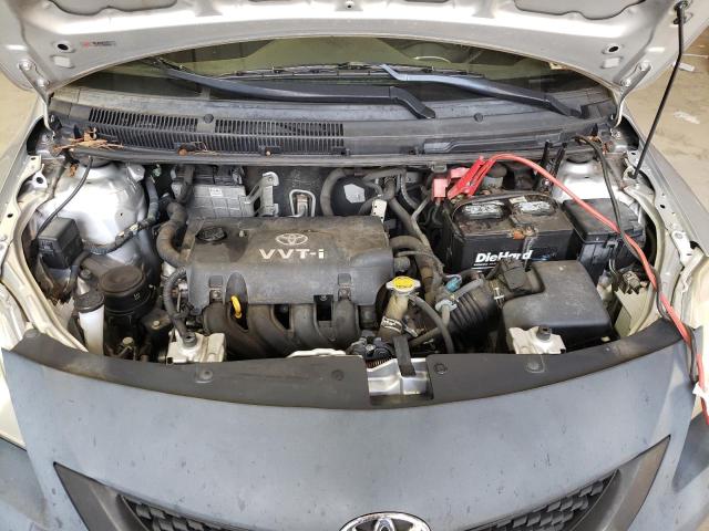 JTDBT4K36A1369956 - 2010 TOYOTA YARIS SILVER photo 11