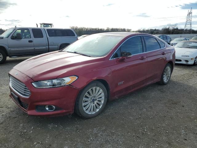 3FA6P0PU4FR173789 - 2015 FORD FUSION SE PHEV RED photo 1