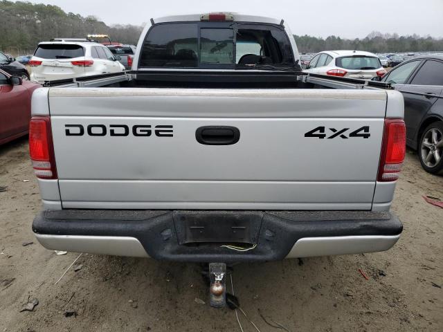 1B7HG2AX91S263180 - 2001 DODGE DAKOTA QUAD SILVER photo 6