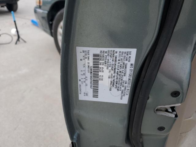 1LNHM81W34Y607067 - 2004 LINCOLN TOWN CAR EXECUTIVE Կանաչ լուսանկար 12