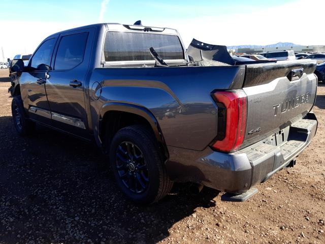 5TFNA5DB8NX010432 - 2022 TOYOTA TUNDRA CREWMAX PLATINUM GRAY photo 2