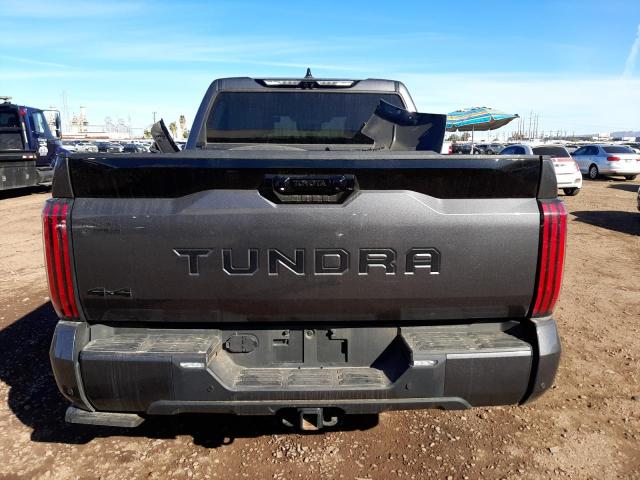 5TFNA5DB8NX010432 - 2022 TOYOTA TUNDRA CREWMAX PLATINUM Grau Foto 6
