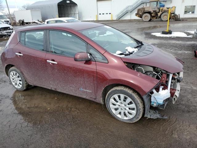 1N4AZ0CP5GC305527 - 2016 NISSAN LEAF S BROWN photo 4