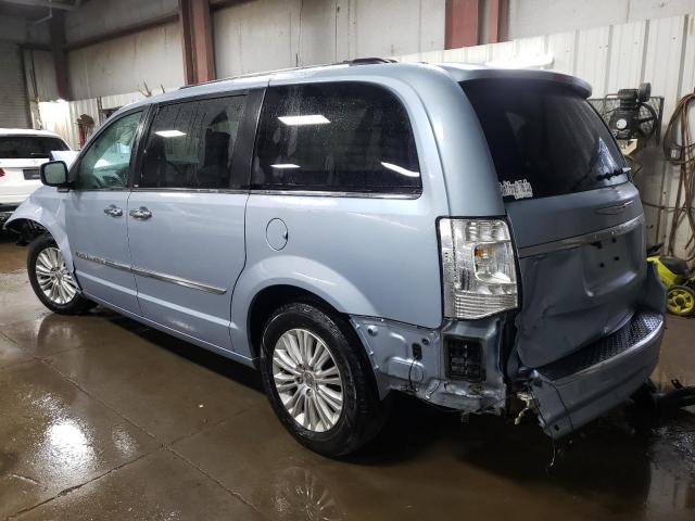 2C4RC1GG1DR622738 - 2013 CHRYSLER TOWN & COU LIMITED BLUE photo 2