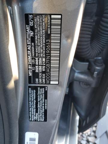 WDDSJ4GB7FN190613 - 2015 MERCEDES-BENZ CLA 250 4MATIC GRAY photo 12