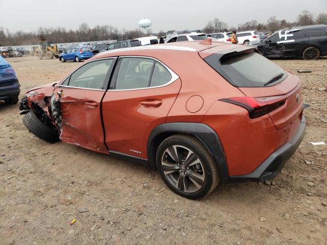 JTHU9JBH8K2006926 - 2019 LEXUS UX 250H ORANGE photo 2