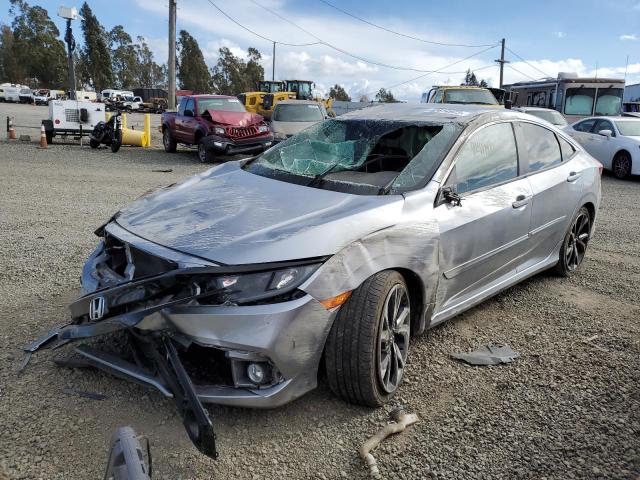 2HGFC2F83MH504216 - 2021 HONDA CIVIC SPORT 银色 照片 1