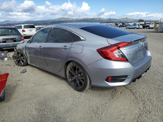 2HGFC2F83MH504216 - 2021 HONDA CIVIC SPORT 银色 照片 2