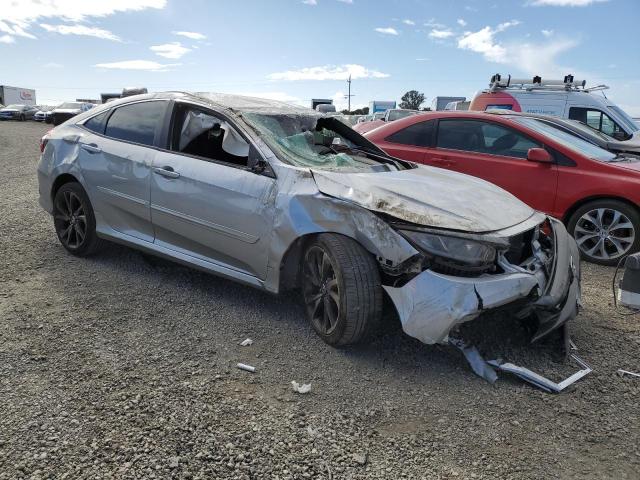 2HGFC2F83MH504216 - 2021 HONDA CIVIC SPORT 银色 照片 4