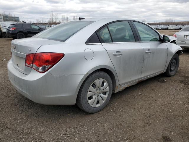 1G1PF5SC7C7394960 - 2012 CHEVROLET CRUZE LT SILVER photo 3