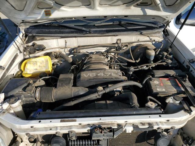 5TBRT34141S176558 - 2001 TOYOTA TUNDRA ACCESS CAB თეთრი ფოტო 11