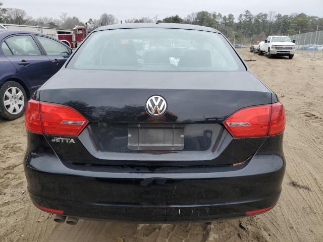 3VW2K7AJ9DM275515 - 2013 VOLKSWAGEN JETTA BASE BLACK photo 6