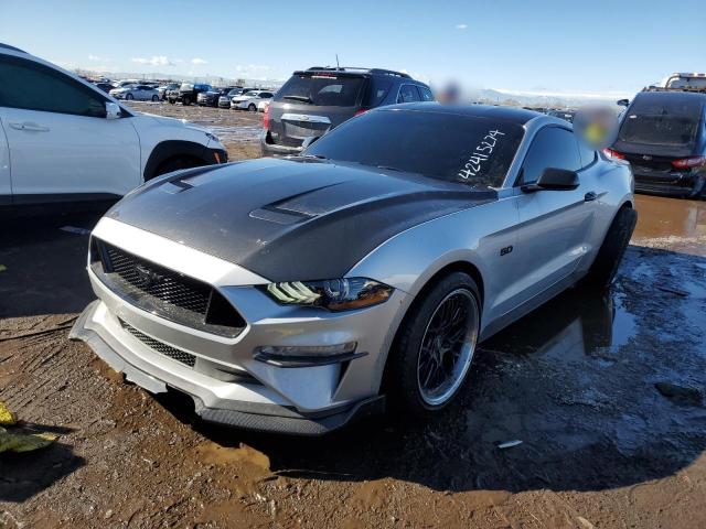 1FA6P8CF4K5135790 - 2019 FORD MUSTANG GT SILVER photo 1