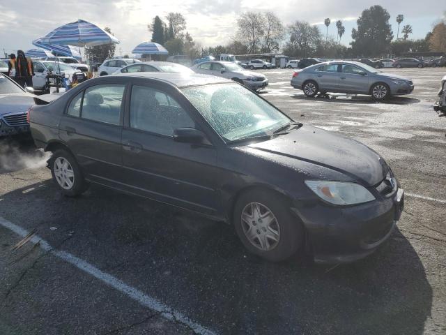 2HGES16365H631959 - 2005 HONDA CIVIC DX VP BLACK photo 4