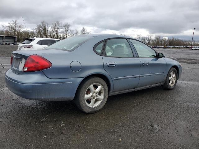 1FAFP53U9YG258401 - 2000 FORD TAURUS SE BLUE photo 3