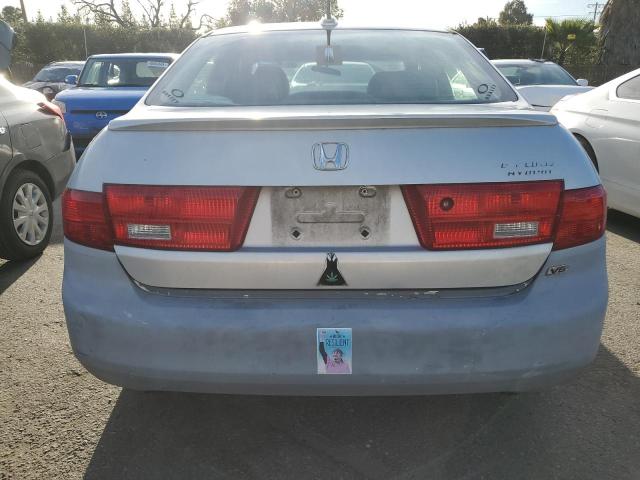 JHMCN36405C009974 - 2005 HONDA ACCORD HYBRID SILVER photo 6