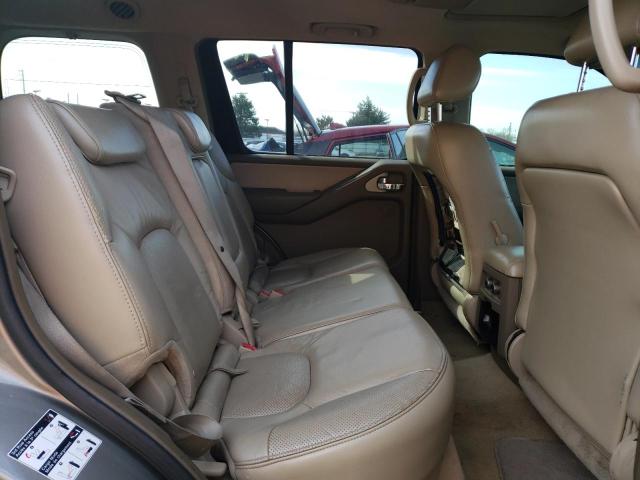 5N1AR18U67C605023 - 2007 NISSAN PATHFINDER LE თაფლისფერი ფოტო 11