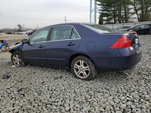 1HGCM56326A147845 - 2006 HONDA ACCORD SE BLUE photo 2