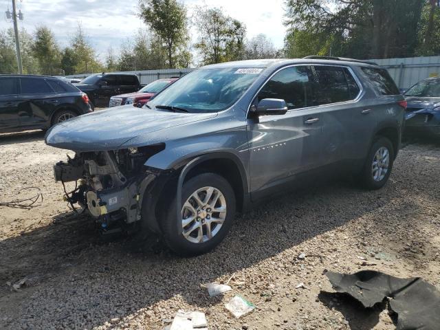 1GNEVHKW2LJ230751 - 2020 CHEVROLET TRAVERSE LT GRAY photo 1