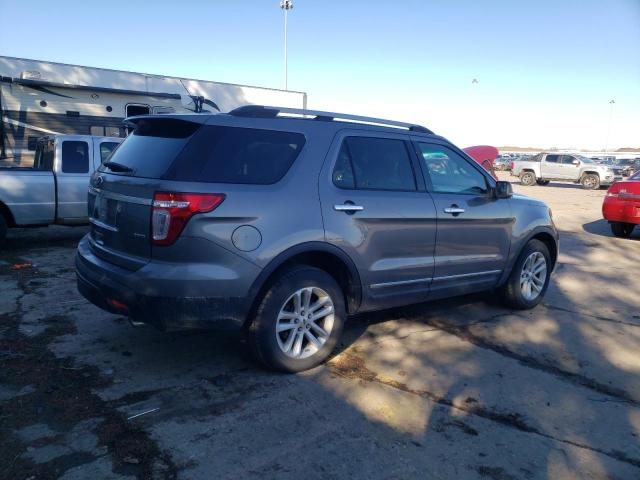 1FM5K8D80DGA03102 - 2013 FORD EXPLORER XLT GRAY photo 3