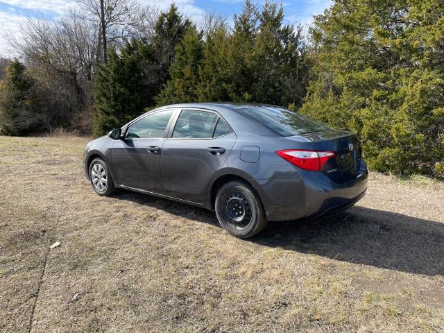 5YFBURHE1FP241601 - 2015 TOYOTA COROLLA L GRAY photo 3