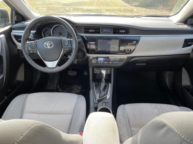 5YFBURHE1FP241601 - 2015 TOYOTA COROLLA L GRAY photo 9