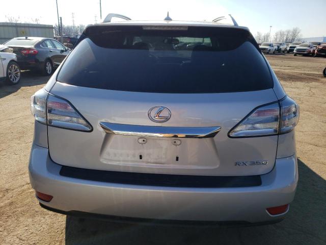 2T2BK1BA5BC112649 - 2011 LEXUS RX 350 SILVER photo 6