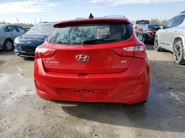 KMHD35LE0DU047648 - 2013 HYUNDAI ELANTRA GT RED photo 6