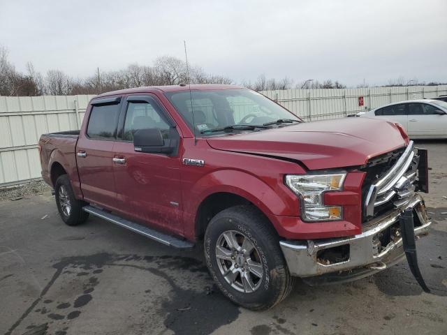 1FTEW1EG0GFB06763 - 2016 FORD F150 SUPERCREW RED photo 4