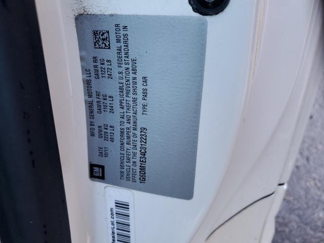 1G6DM1E34C0122379 - 2012 CADILLAC CTS PERFORMANCE COLLECTION Белый фото 13