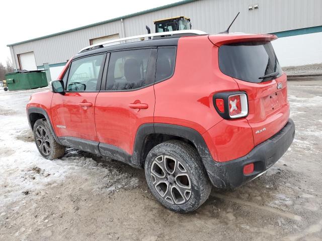 ZACCJBDT0FPB70583 - 2015 JEEP RENEGADE LIMITED RED photo 2