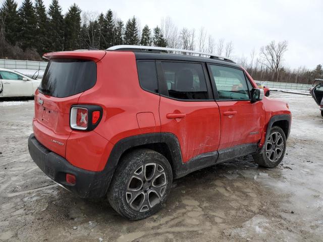 ZACCJBDT0FPB70583 - 2015 JEEP RENEGADE LIMITED RED photo 3