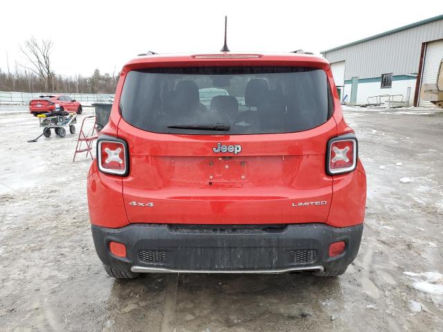 ZACCJBDT0FPB70583 - 2015 JEEP RENEGADE LIMITED RED photo 6