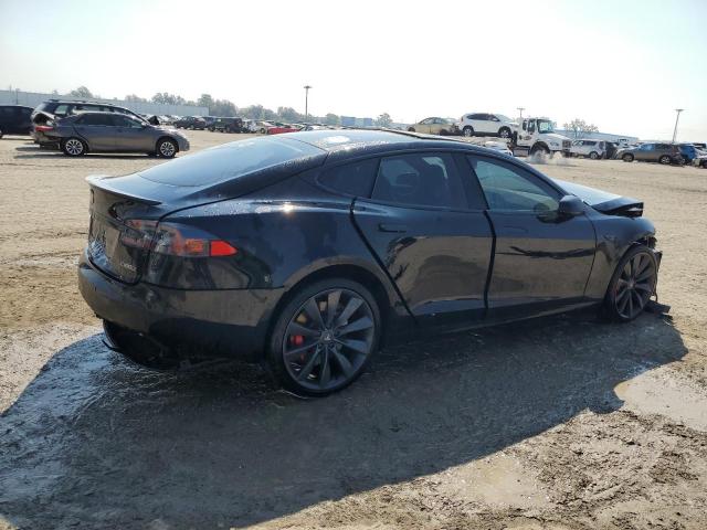 5YJSA1E42GF159895 - 2016 TESLA MODEL S Սև լուսանկար 3