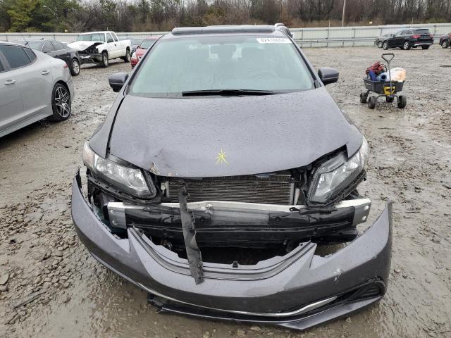 2HGFB2F88FH505612 - 2015 HONDA CIVIC EX GRAY photo 5