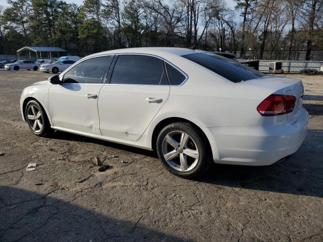1VWBN7A34CC016794 - 2012 VOLKSWAGEN PASSAT SE WHITE photo 2
