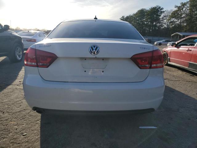 1VWBN7A34CC016794 - 2012 VOLKSWAGEN PASSAT SE WHITE photo 6