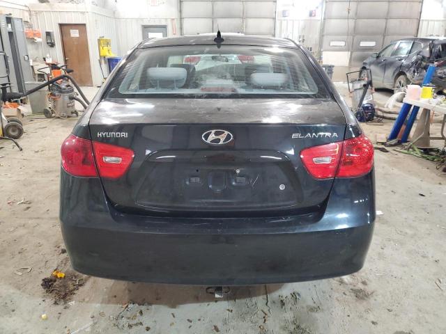 KMHDU46D29U689466 - 2009 HYUNDAI ELANTRA GLS BLACK photo 6