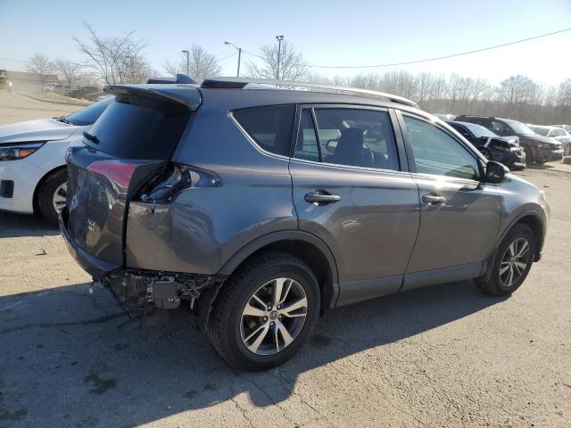 JTMRFREV6JJ207406 - 2018 TOYOTA RAV4 ADVENTURE GRAY photo 3