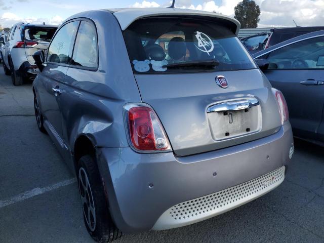 3C3CFFGE5FT685483 - 2015 FIAT 500 ELECTRIC SILVER photo 2