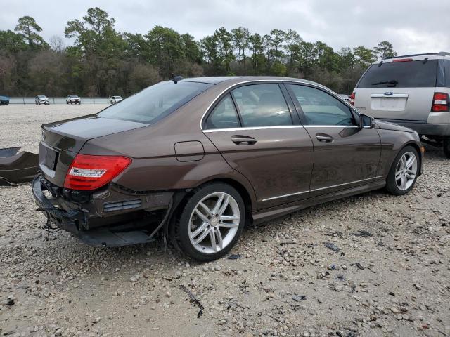 WDDGF4HB7DG101078 - 2013 MERCEDES-BENZ C 250 BROWN photo 3