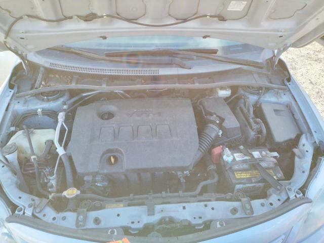 2T1BU4EE6DC064421 - 2013 TOYOTA COROLLA BASE SILVER photo 11