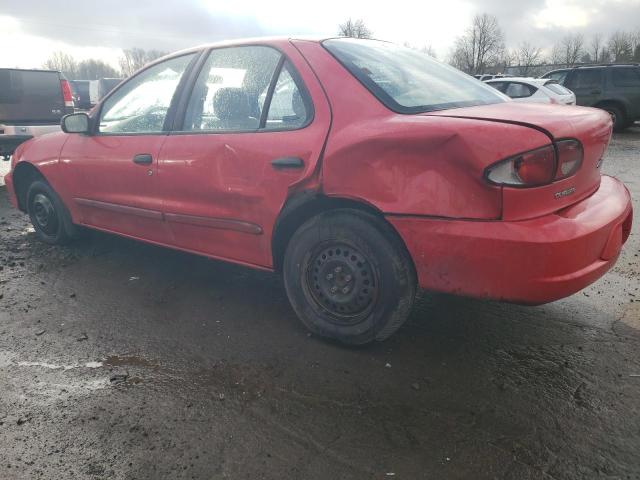 1G1JC524X27367807 - 2002 CHEVROLET CAVALIER BASE RED photo 2