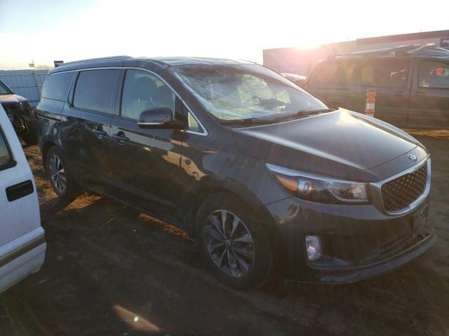 KNDMC5C10H6319319 - 2017 KIA SEDONA EX CHARCOAL photo 4